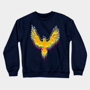 Abstract crow Crewneck Sweatshirt